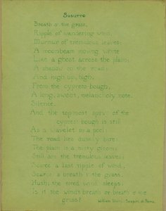 Susurro - William Sharp